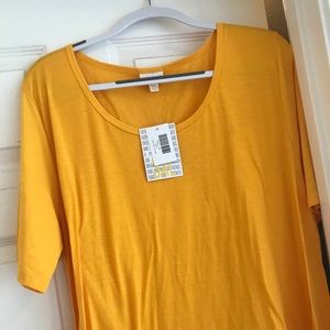 NWT LulaRoe 3x Golden Yellow Perfect T